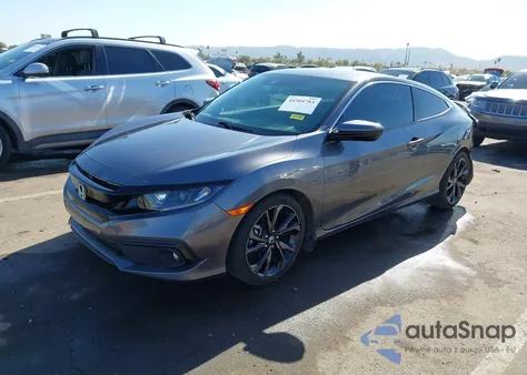 2019 Honda Civic Sport z USA, uszkodzony, nr VIN 2HGFC4B84KH300734